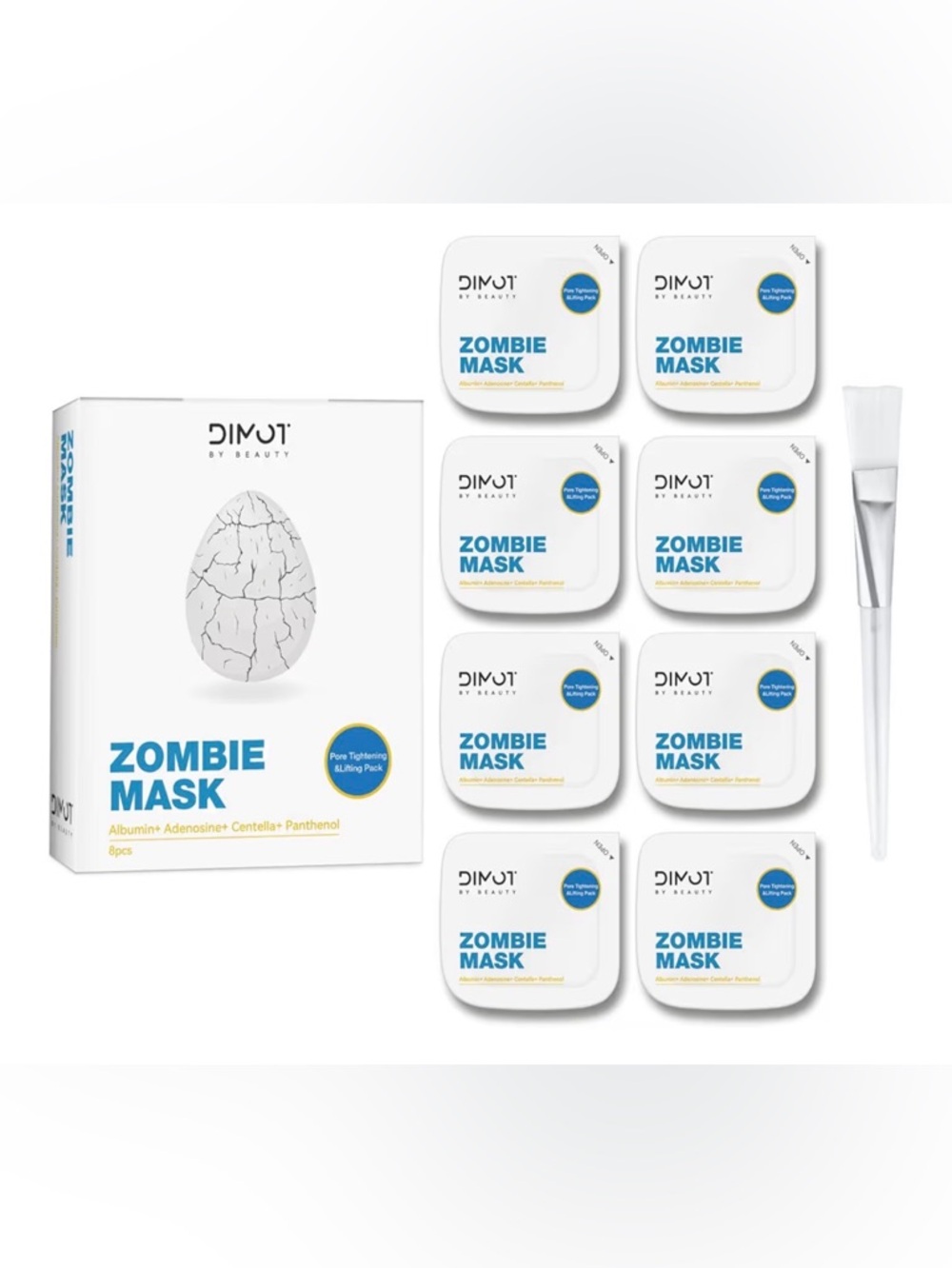 Macai DIMOT Zombie Mask Pore Tightening & Lifting Pack — White 8pcs